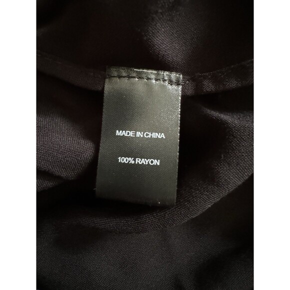 NWT Drew Tulp Pants Women's XS Black Flowy Minimalistic Lagenlook - Picture 6 of 6